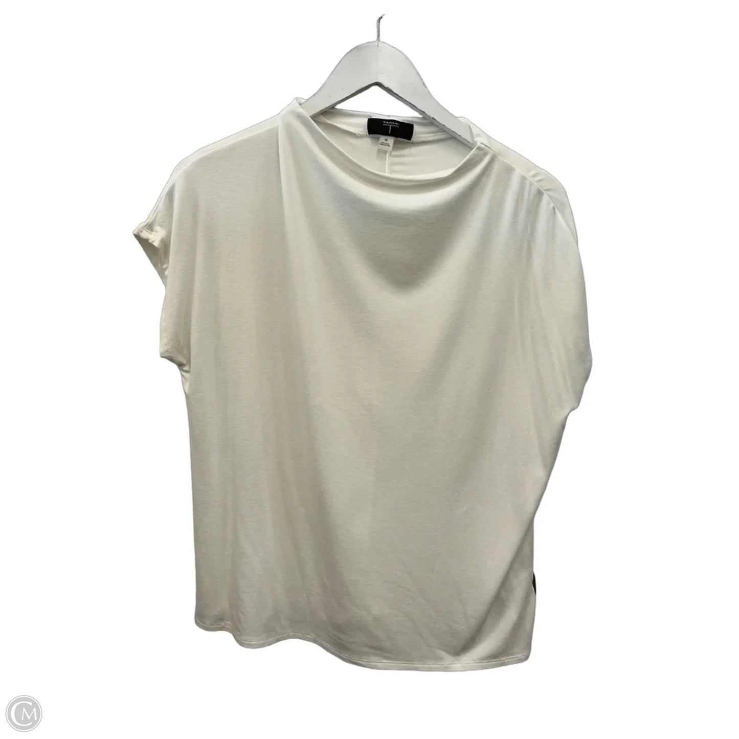 Top Short Sleeve By Tahari In White, Size: M
