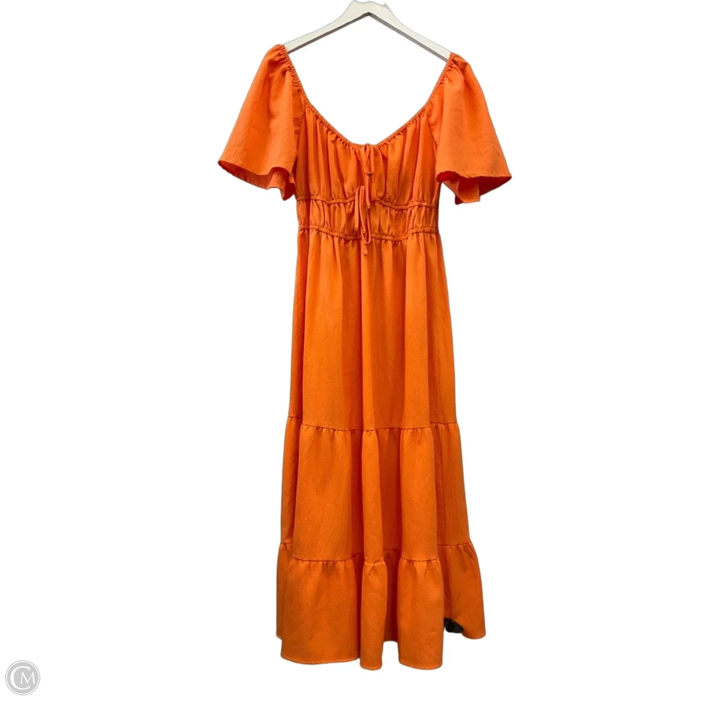 Dress Casual Maxi By Blush In Orange, Size: Xl
