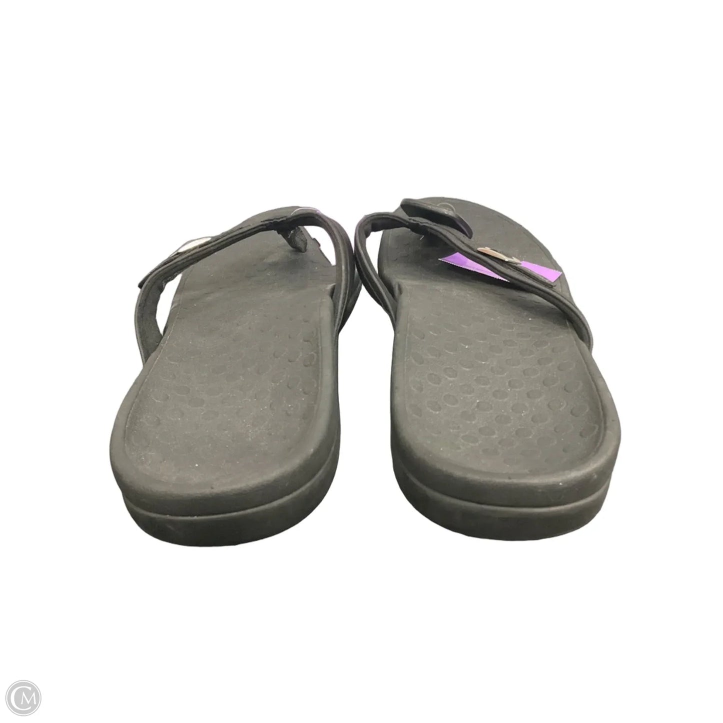 Sandals Flip Flops By Vionic In Black, Size: 10