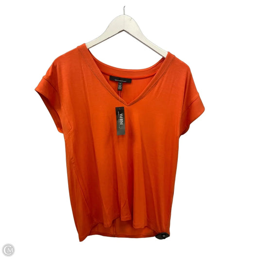Top Short Sleeve By White House Black Market In Orange, Size: M
