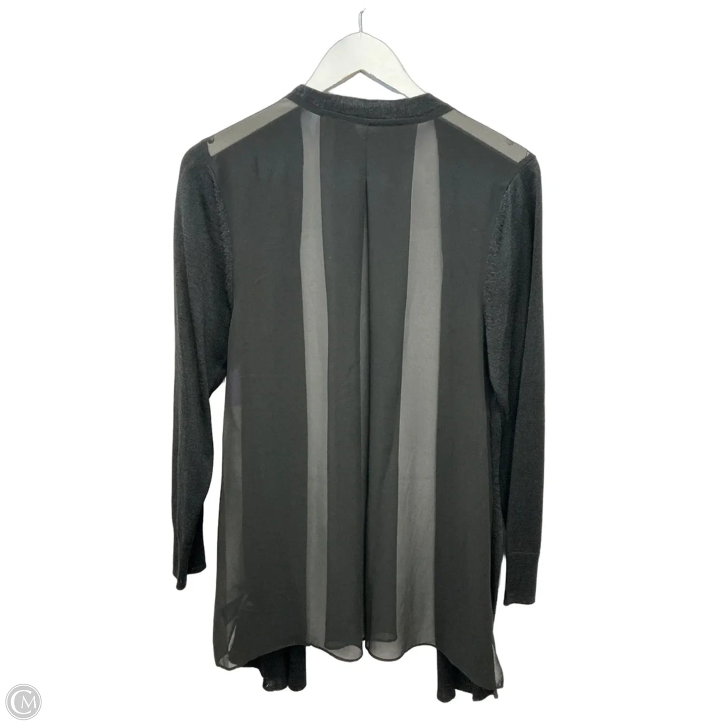 Sweater Cardigan By Nic + Zoe In Black, Size: Mp