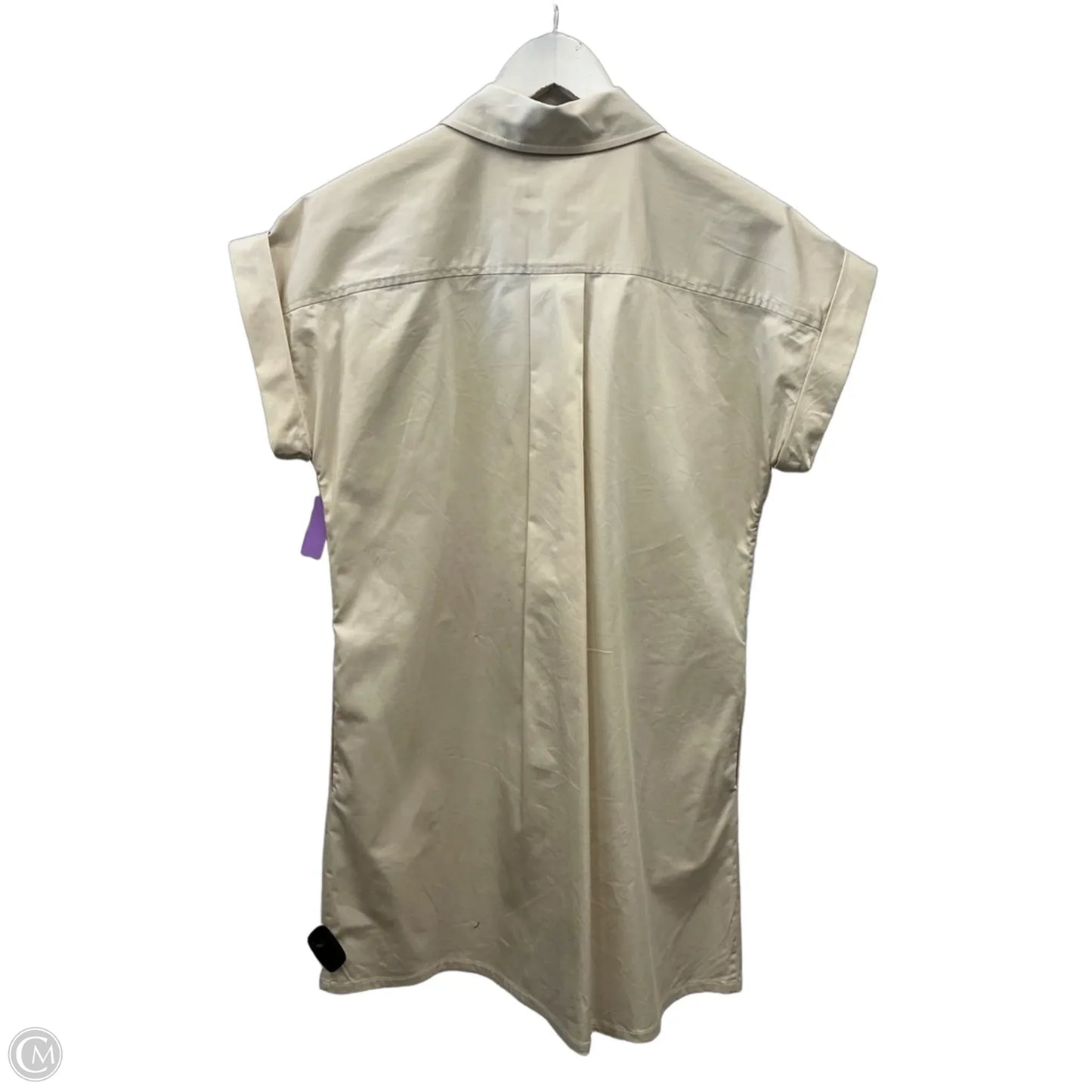 Dress Casual Midi By Banana Republic In Cream, Size: S