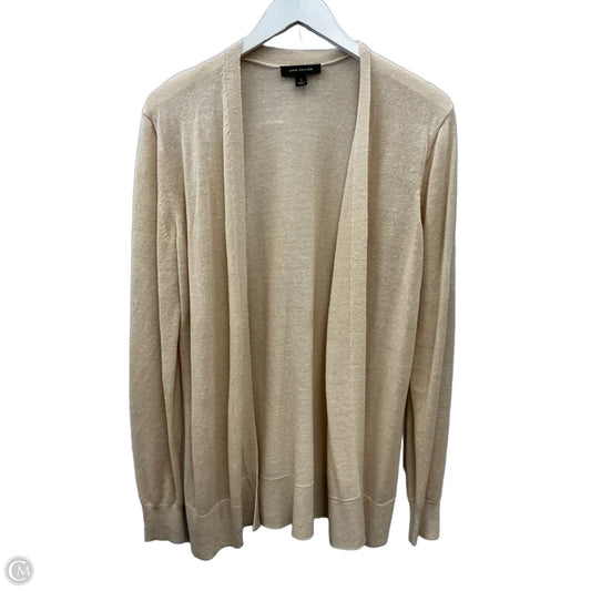 Sweater Cardigan By Ann Taylor In Cream, Size: S
