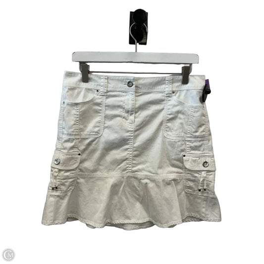 Skirt Mini & Short By White House Black Market In White, Size: 6