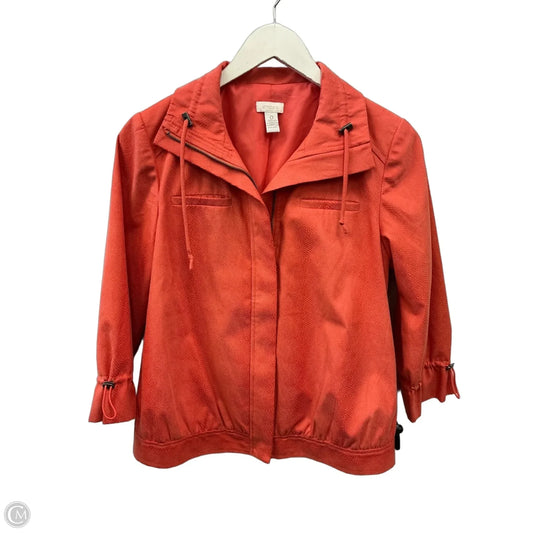 Jacket Other By Chicos In Orange, Size: S