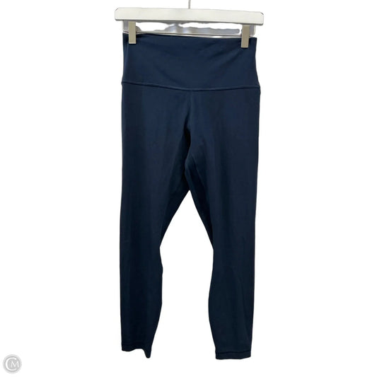 Athletic Leggings By Lululemon In Navy, Size: 8