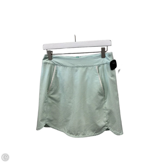 Athletic Skort By Vineyard Vines In Green & White, Size: Xs