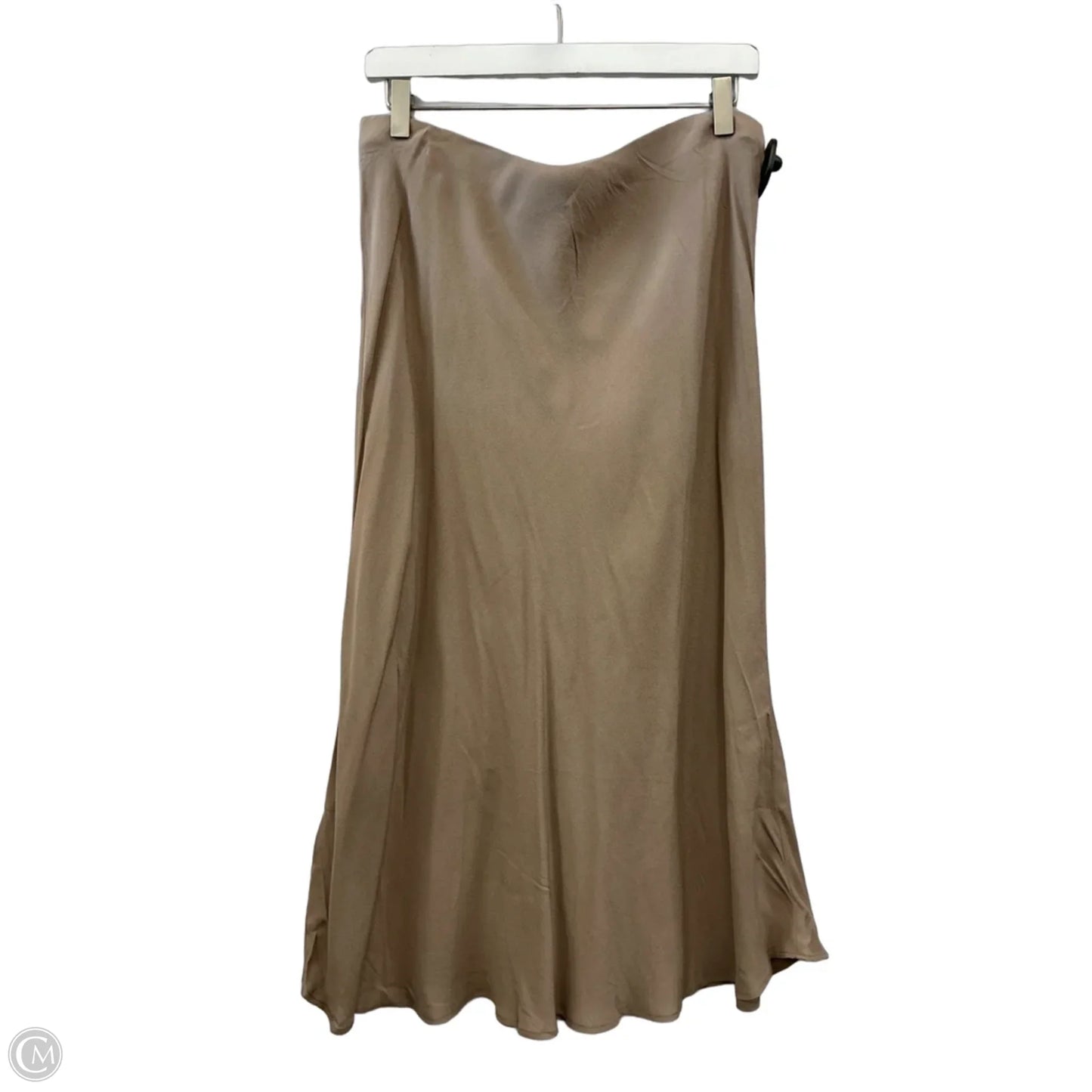 Skirt Midi By H&m In Tan, Size: 12