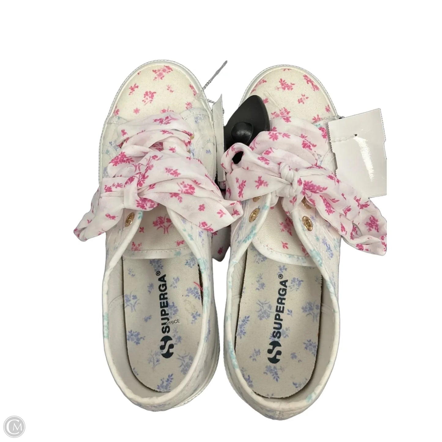 Shoes Sneakers By Superga In Pink & White, Size: 6