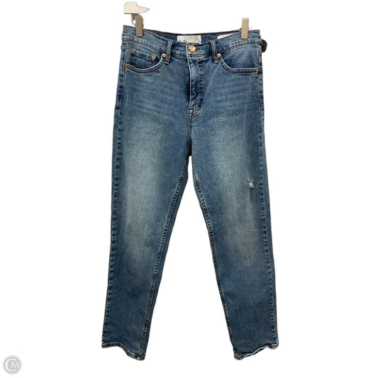 Jeans Straight By Sam Edelman In Blue Denim, Size: 6