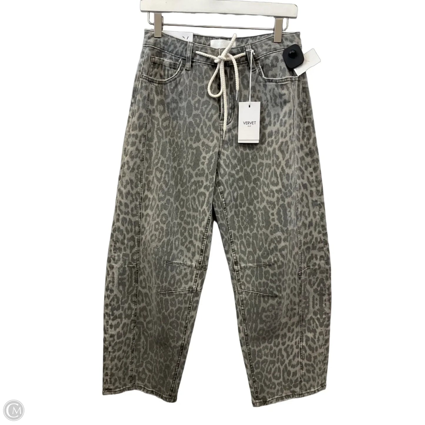 Jeans Wide Leg By Vervet In Grey, Size: 4