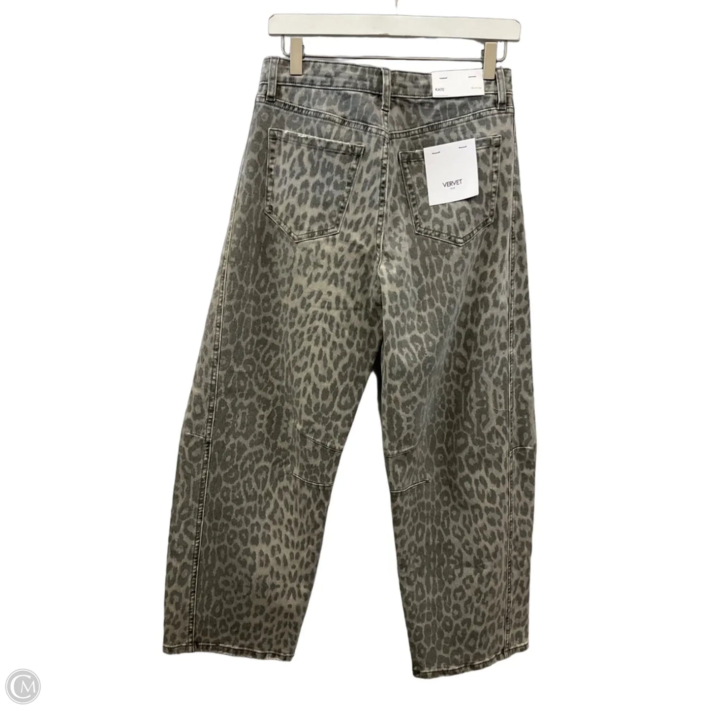 Jeans Wide Leg By Vervet In Grey, Size: 4