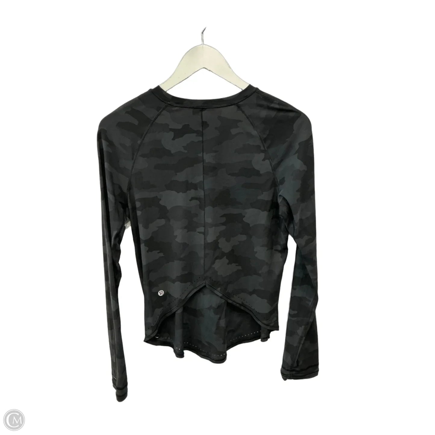 Athletic Top Long Sleeve Crewneck By Lululemon In Black, Size: S