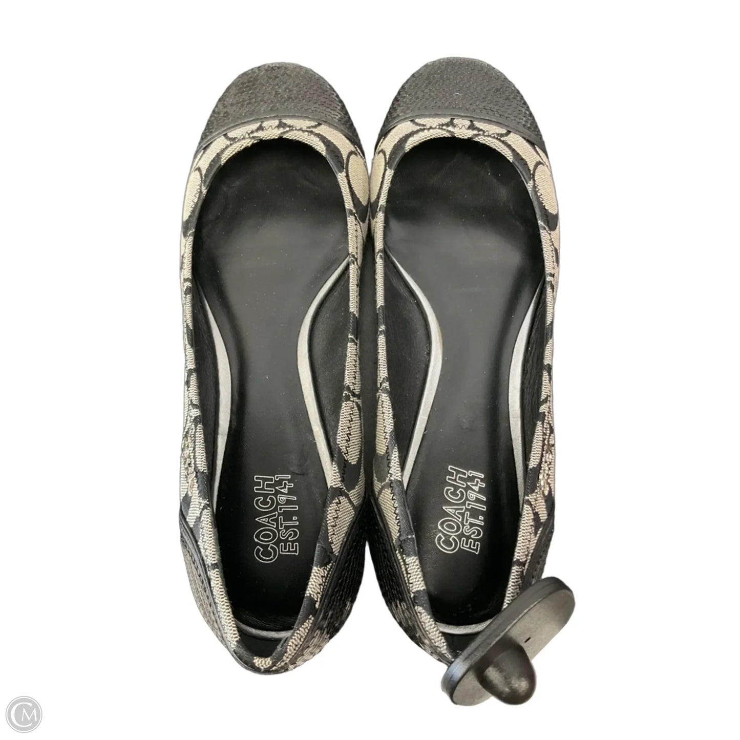 Shoes Designer By Coach In Black, Size: 8