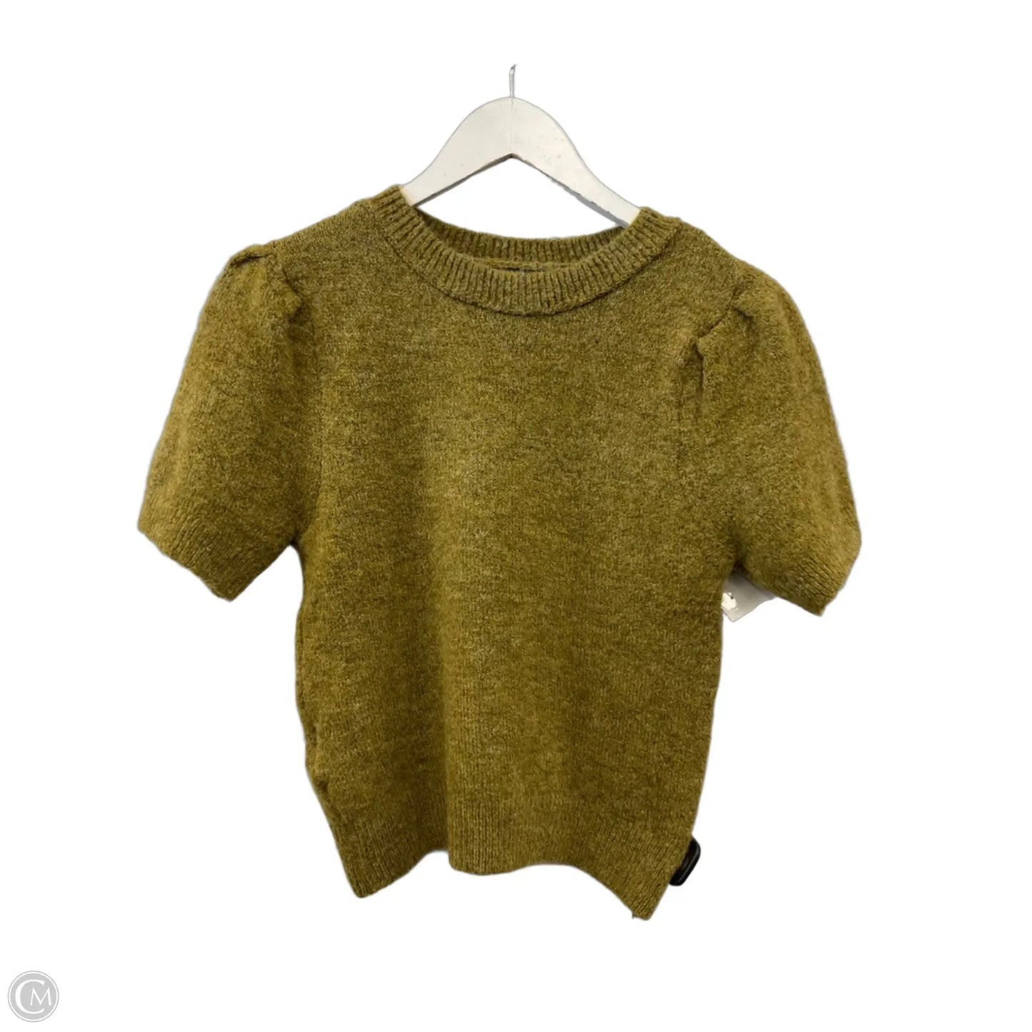 Sweater Short Sleeve By Mng In Green, Size: M