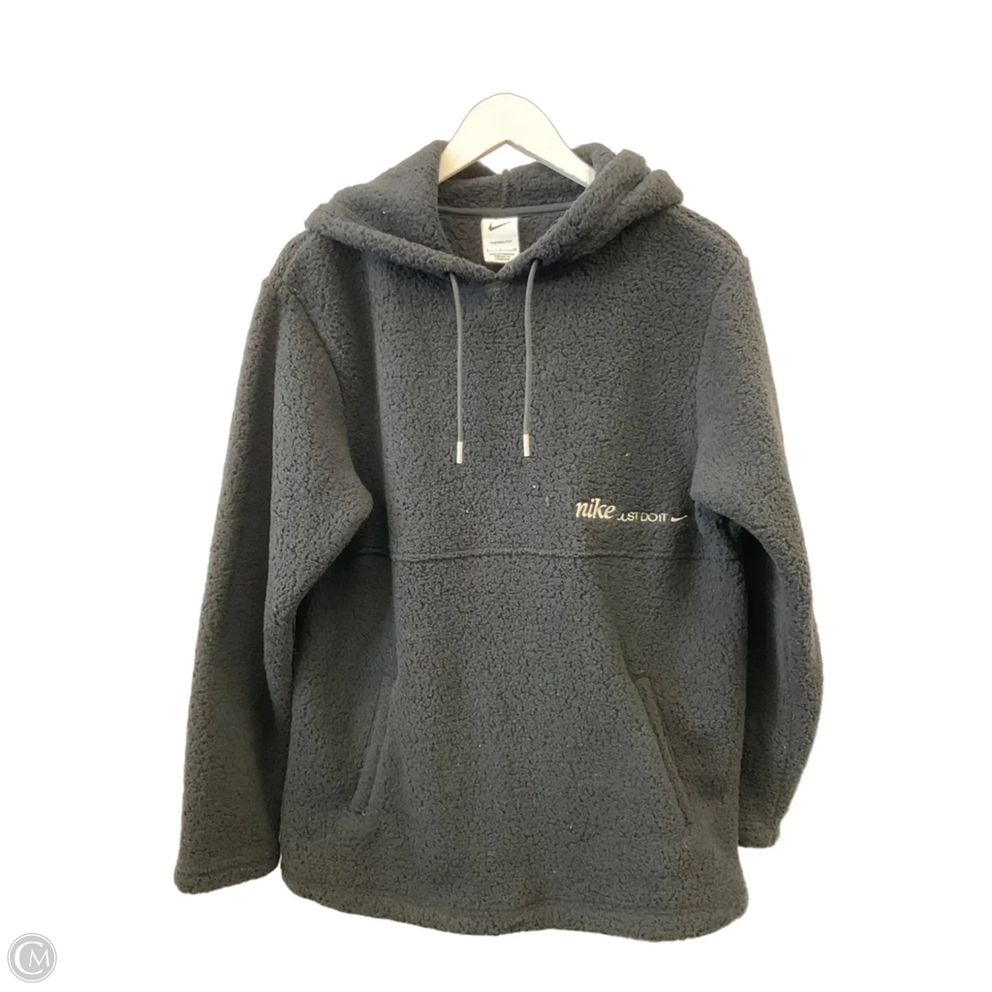 Athletic Sweatshirt Hoodie By Nike Apparel In Black, Size: S