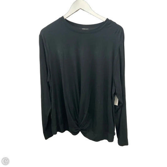 Top Long Sleeve By Grace + Karma In Black, Size: 1x