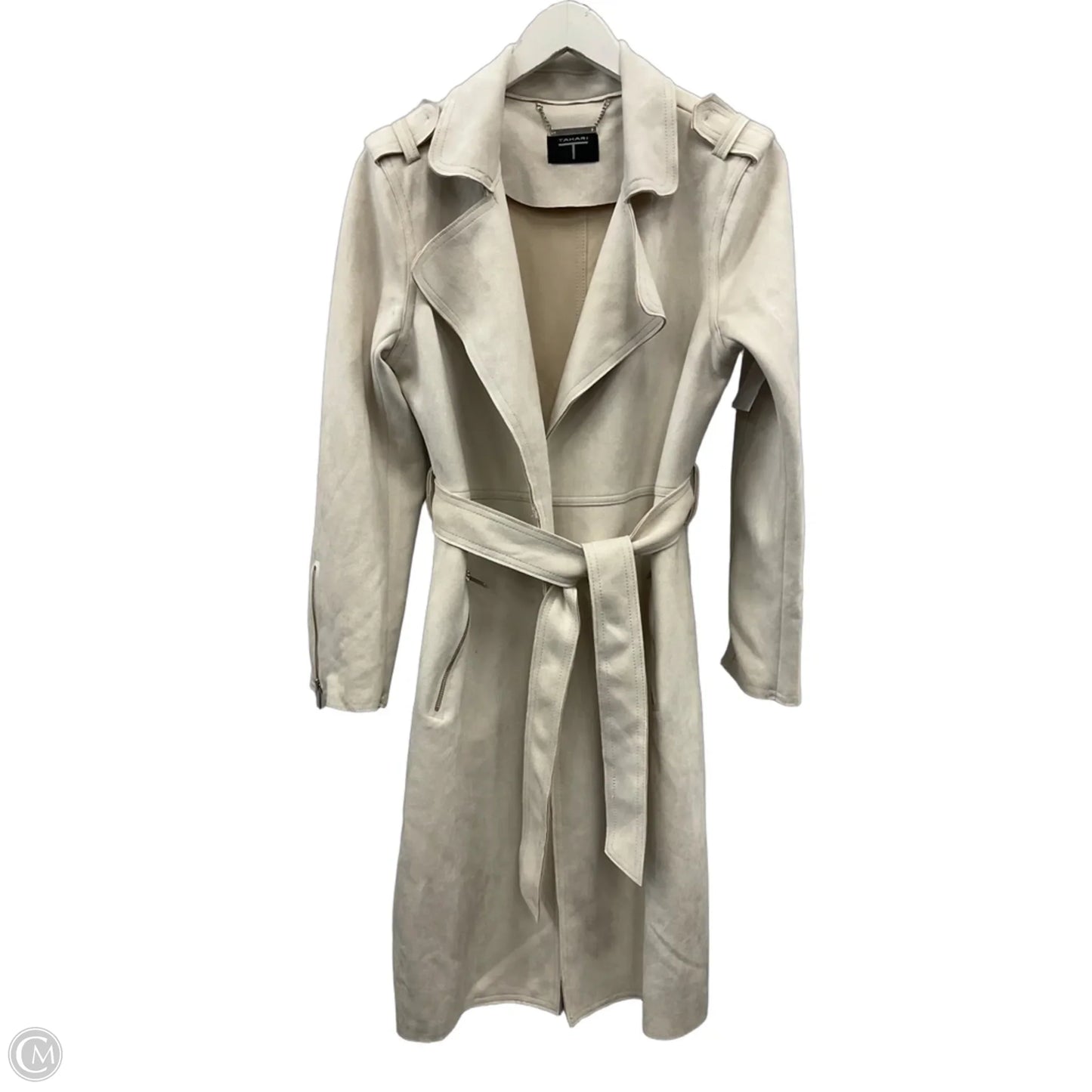 Coat Other By Tahari In Cream, Size: M