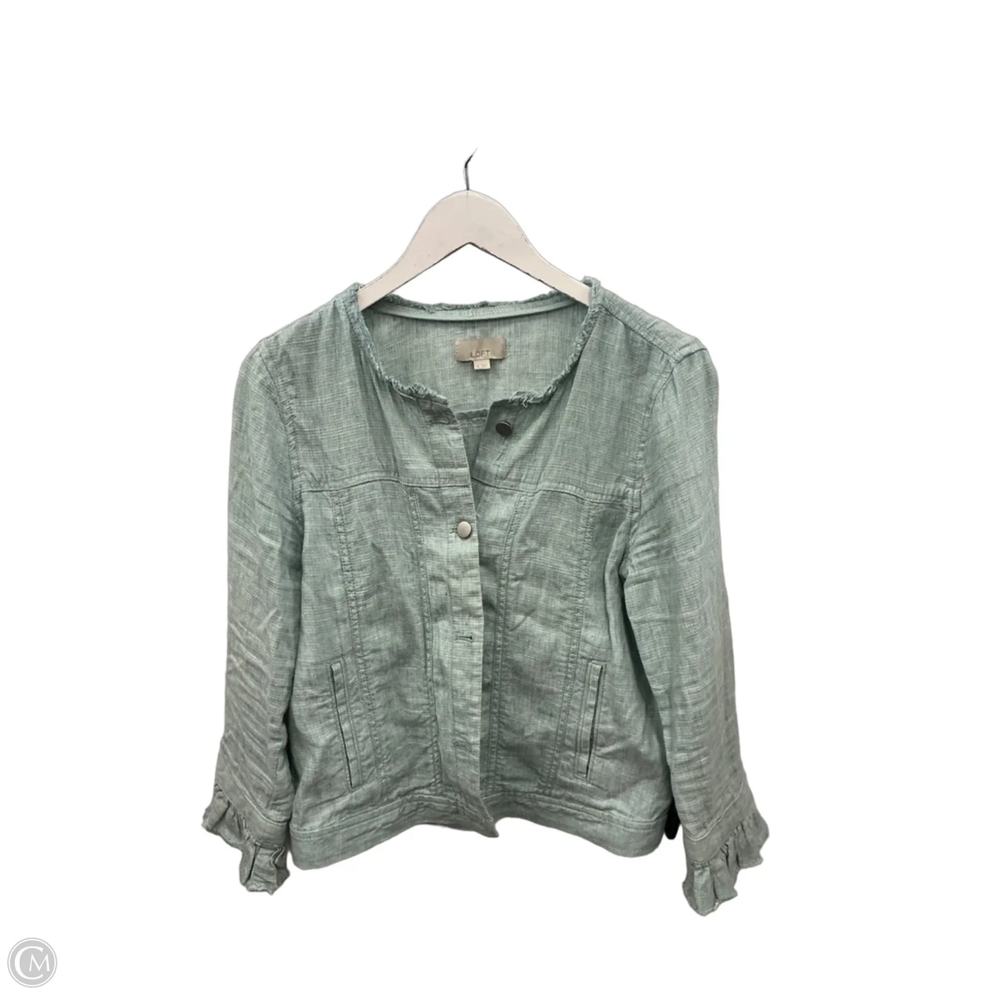 Blazer By Loft In Aqua, Size: M