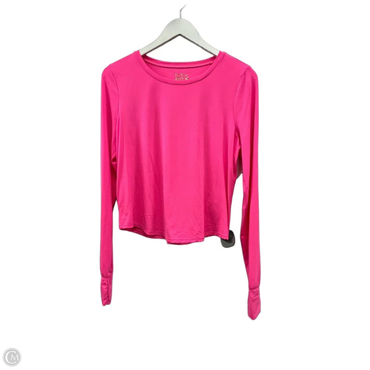 Top Long Sleeve Designer By Lilly Pulitzer In Pink, Size: M