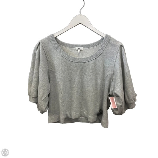 Top Short Sleeve By Aerie In Grey, Size: L