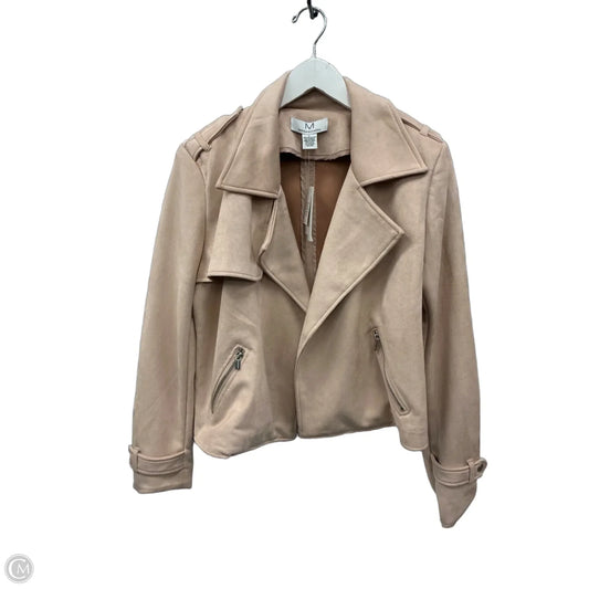 Jacket Moto By Magaschoni In Pink, Size: L
