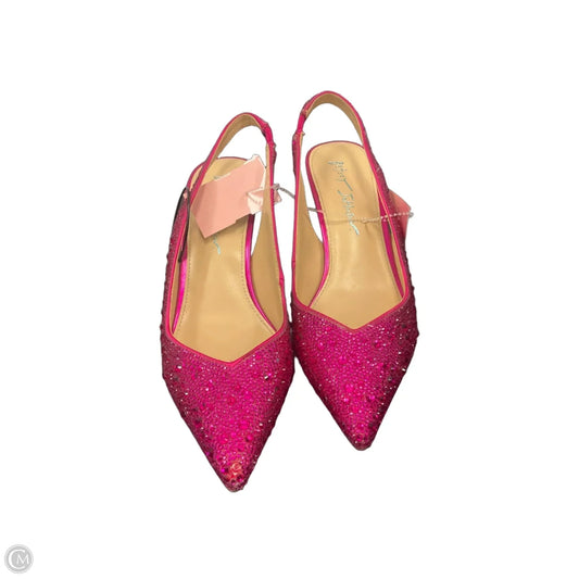 Shoes Heels Platform By Betsey Johnson In Pink, Size: 6.5