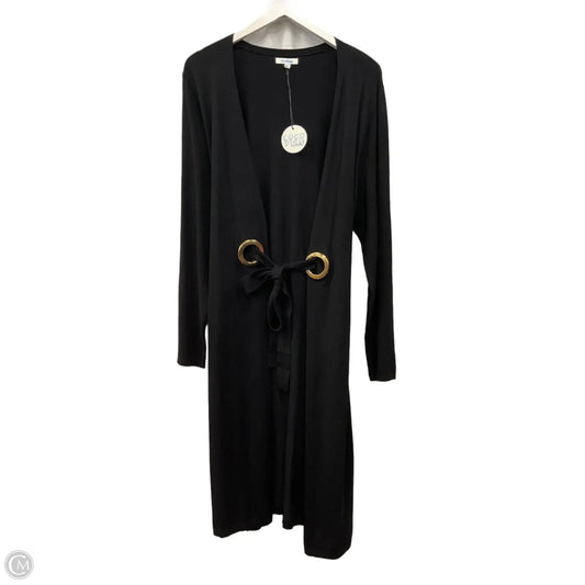 Sweater Cardigan By Clothes Mentor In Black, Size: Xl