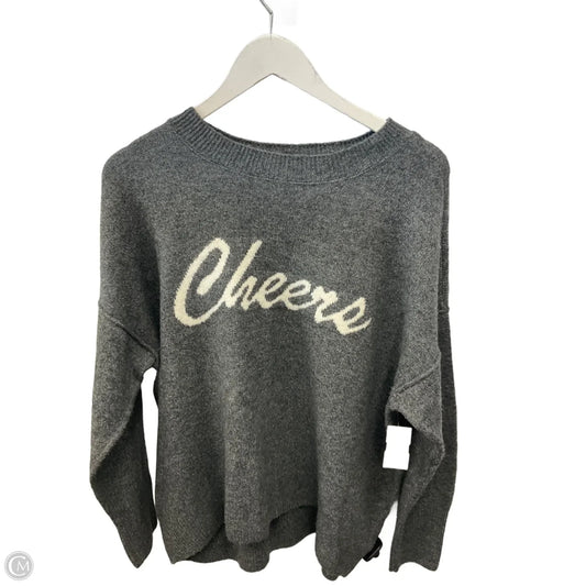 Sweater By Vince Camuto In Grey, Size: M