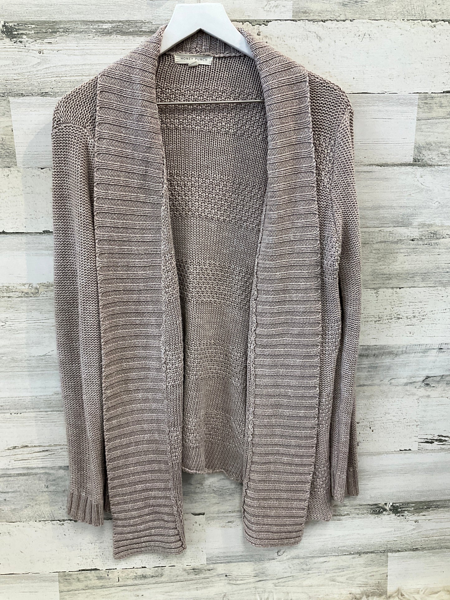 Cardigan By Honey Punch In tan, Size: M