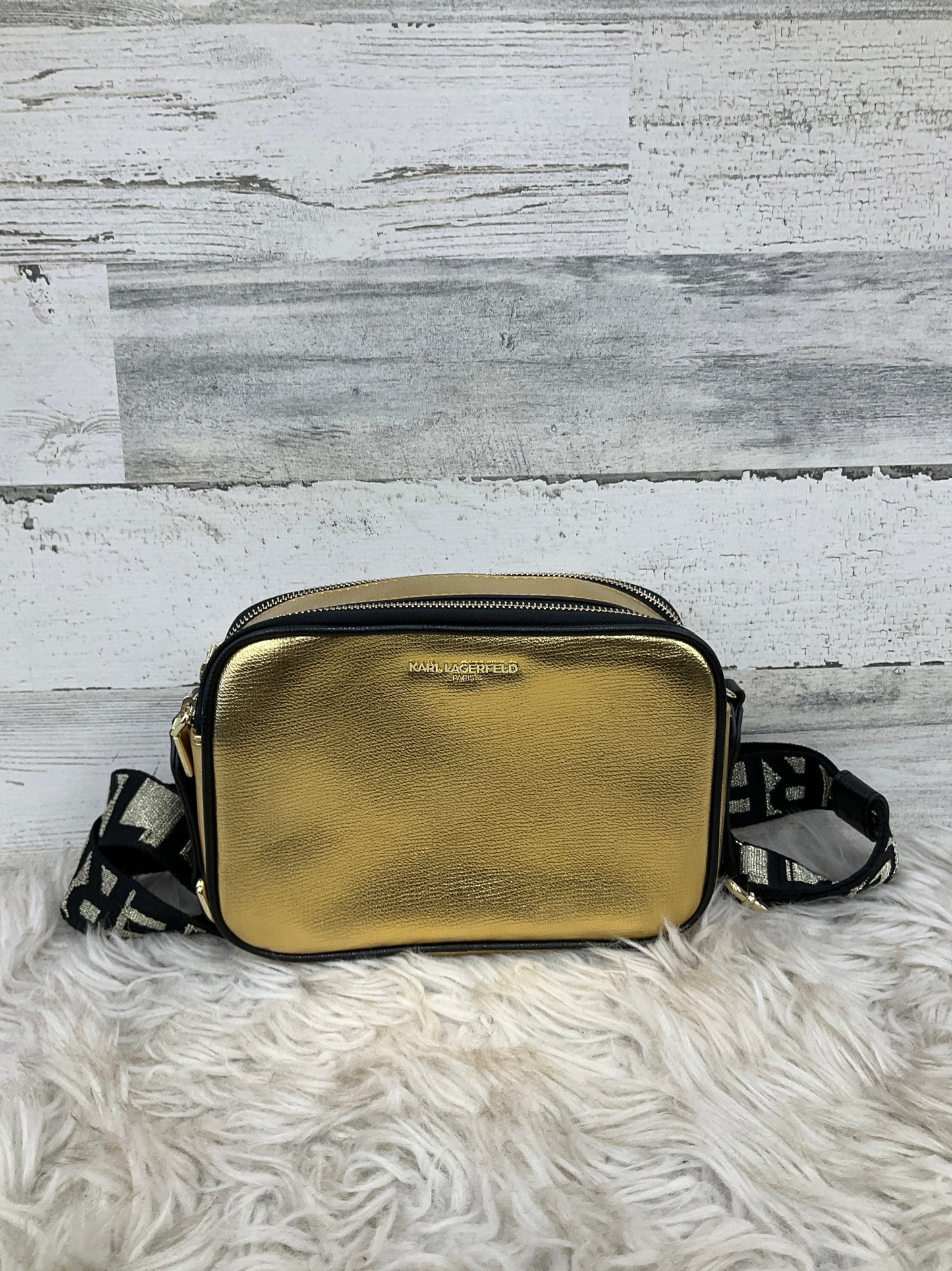 Crossbody Designer By Karl Lagerfeld, Size: Small