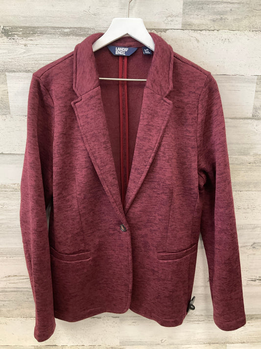 Blazer By Lands End In Maroon, Size: L