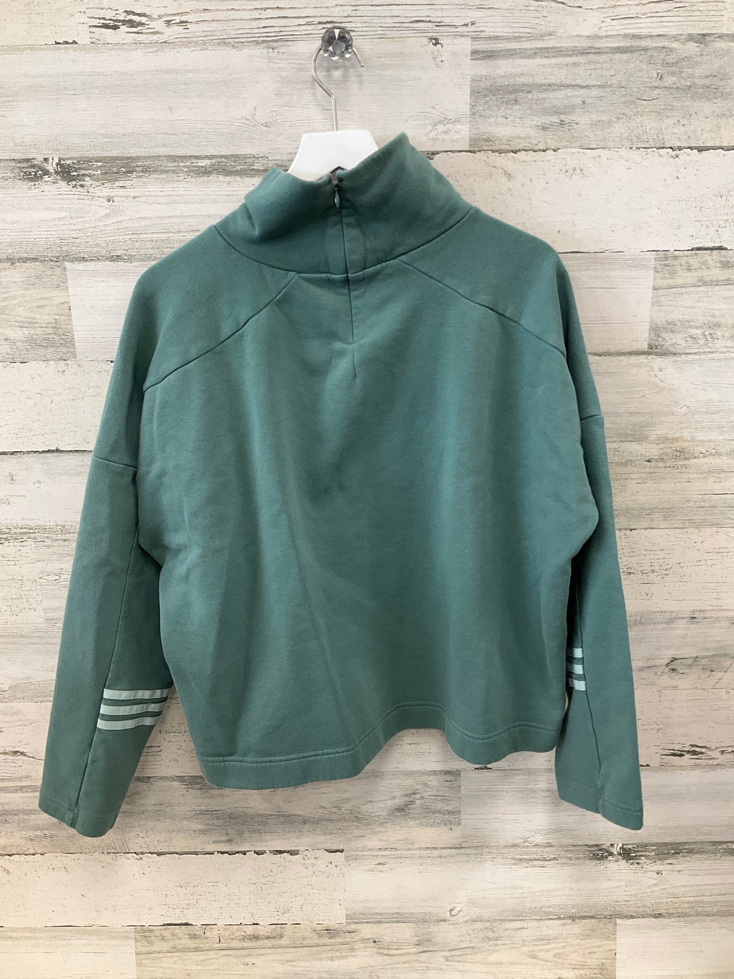 Sweatshirt Crewneck By Adidas In Green, Size: L