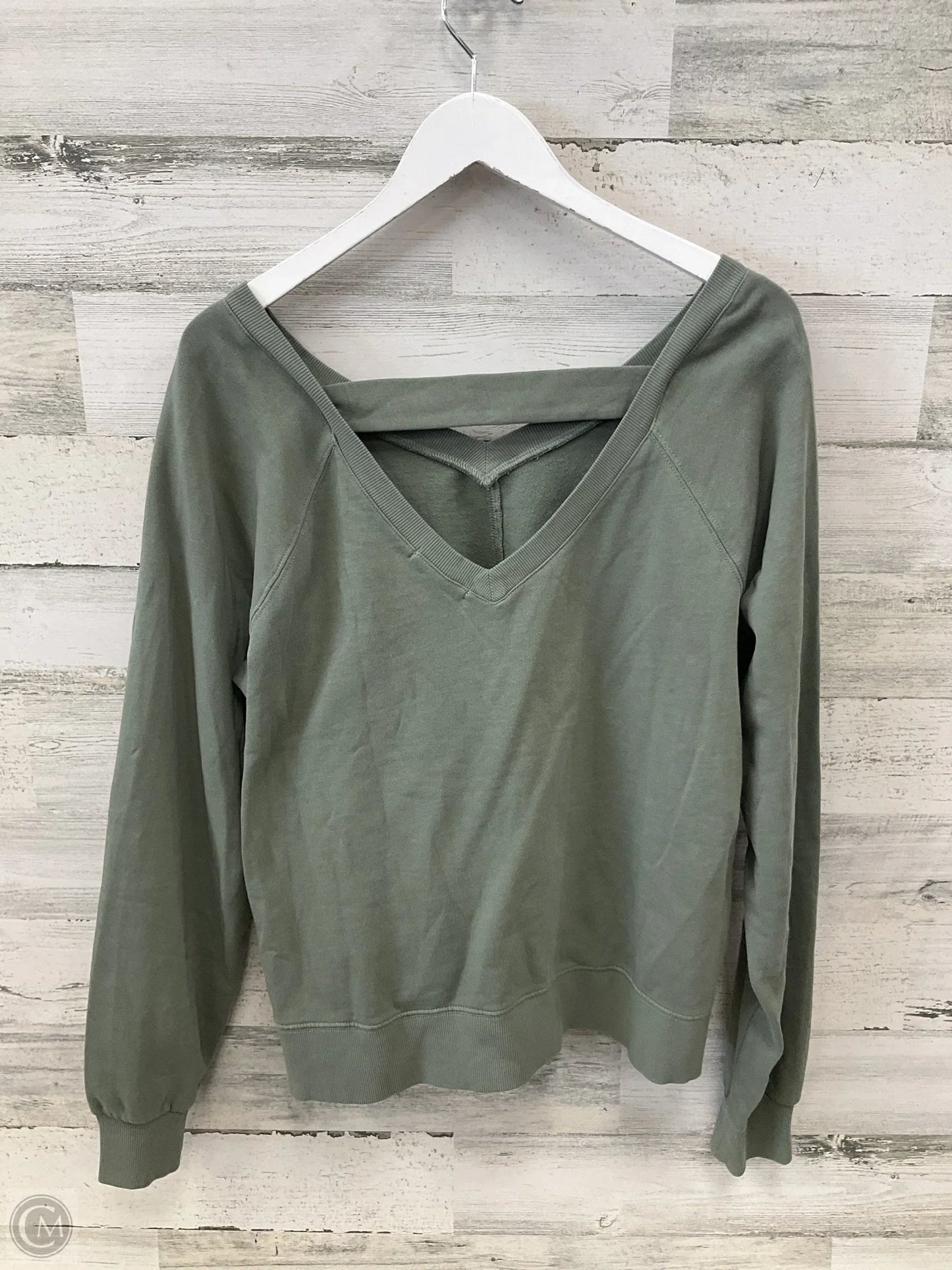 Sweatshirt Crewneck By Z Supply In Green, Size: M