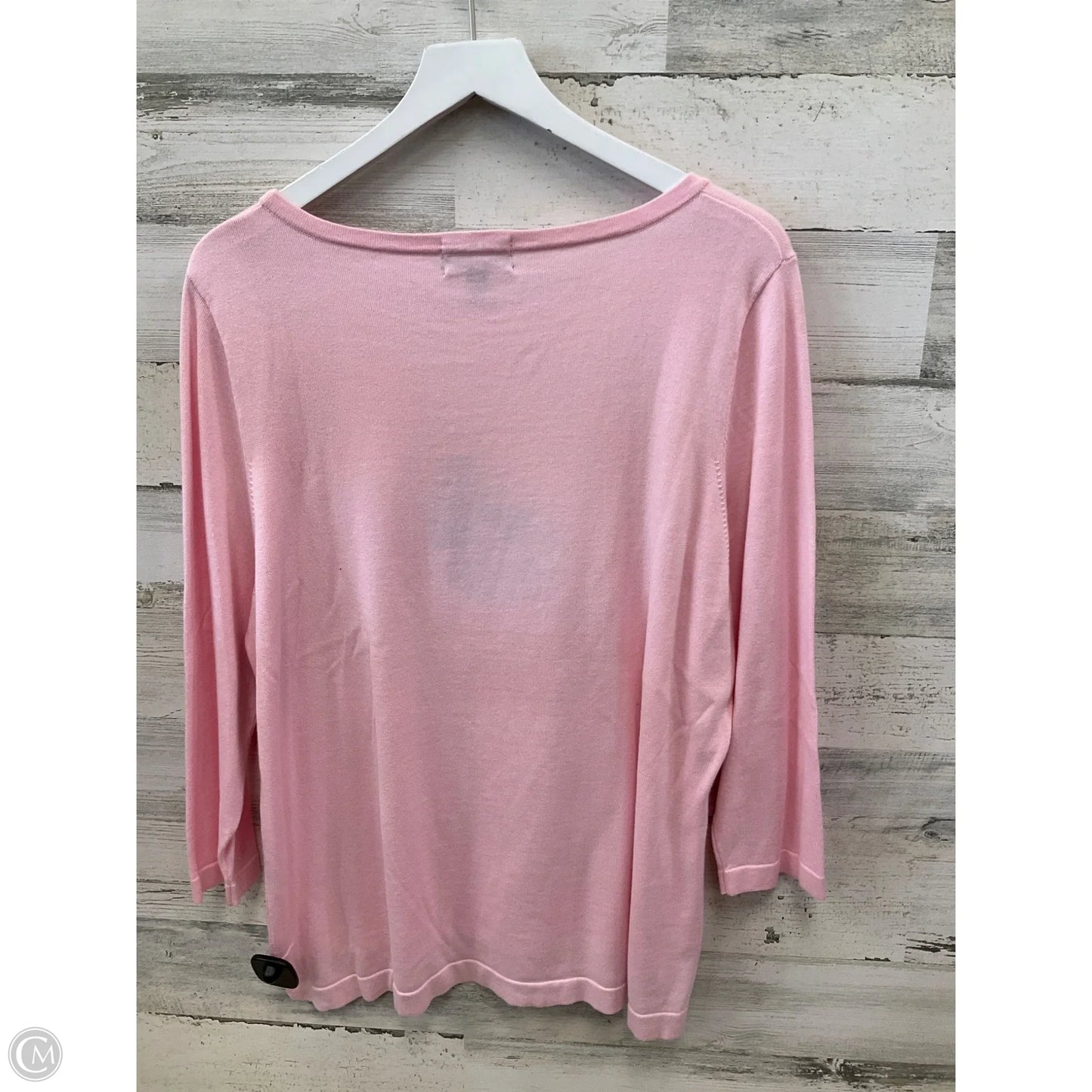 Sweater By Lands End In Pink, Size: Xl