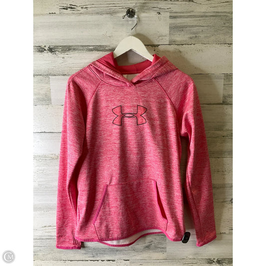 Sweatshirt Hoodie By Under Armour In Pink, Size: S