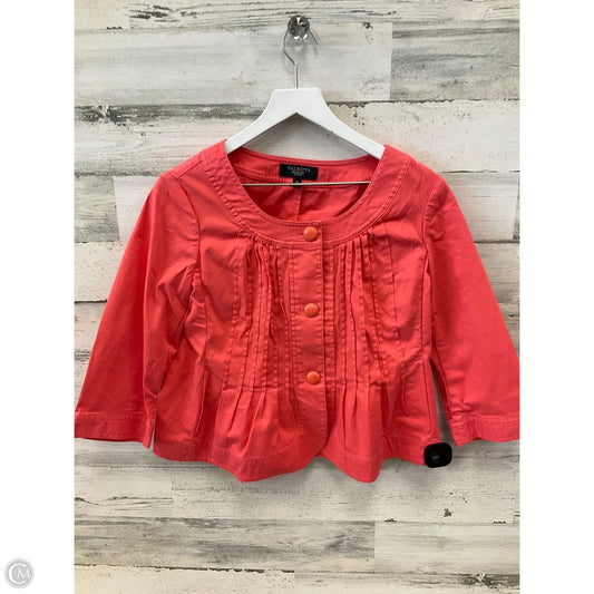 Jacket Other By Talbots In Orange, Size: 12p