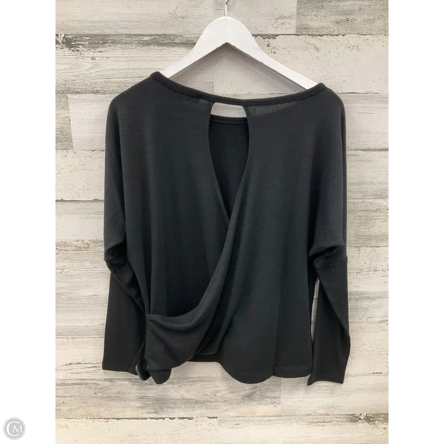 Top Long Sleeve By White House Black Market In Black, Size: M