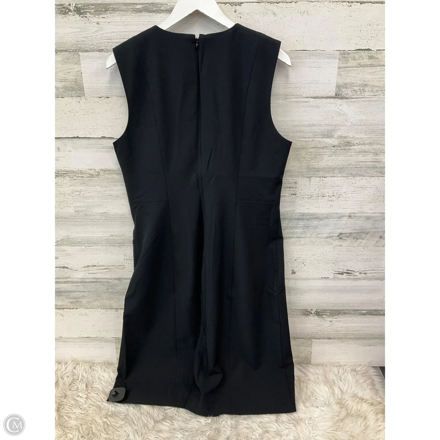 Dress Casual Midi By Banana Republic In Black, Size: L