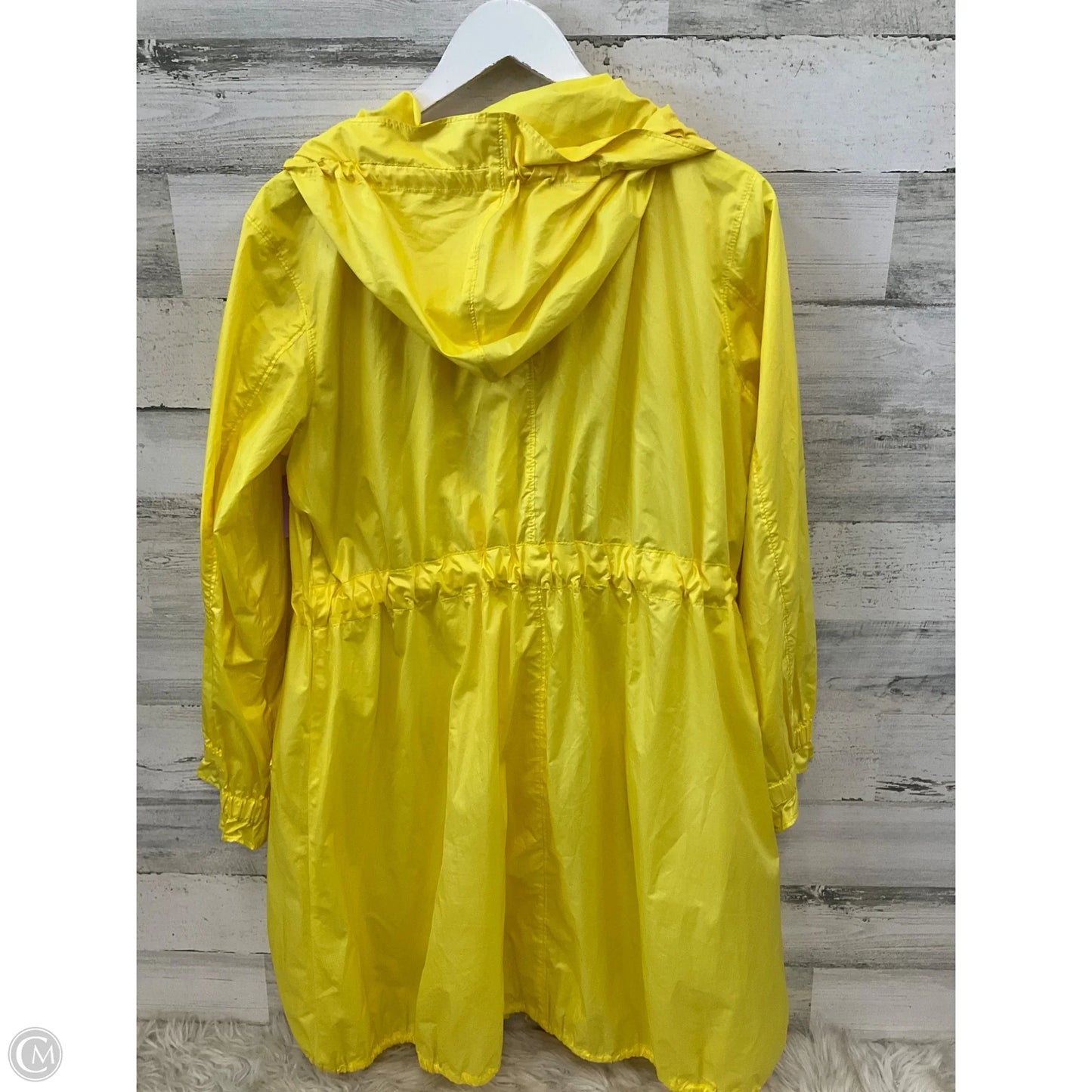 Jacket Windbreaker By Ax Armani In Yellow, Size: M