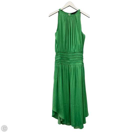 Dress Casual Midi By White House Black Market In Green, Size: M