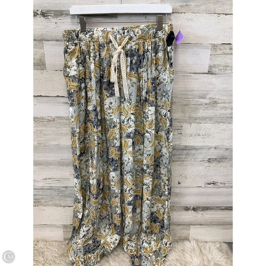 Pants Joggers By Pol In Paisley Print, Size: M