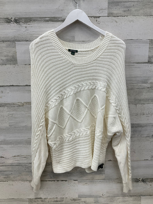 Sweater By Wild Fable In Ivory, Size: Xl