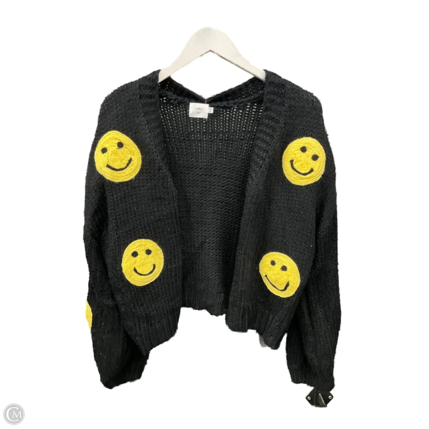Cardigan By Clothes Mentor In Black, Size: Xs