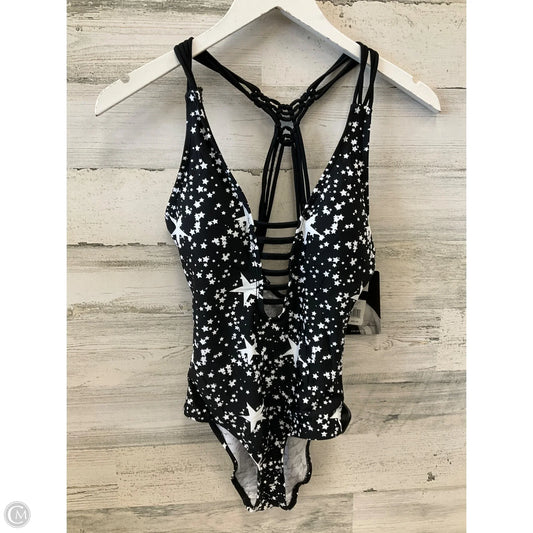 Swimsuit By Clothes Mentor In Black & White, Size: M