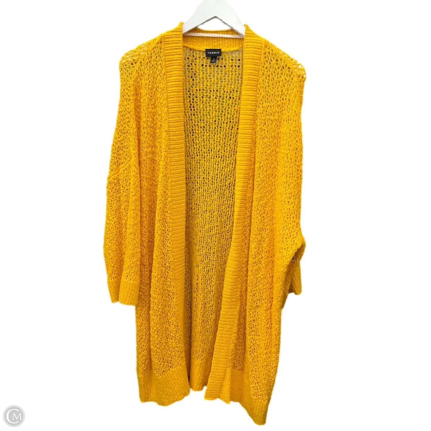 Cardigan By Torrid In Yellow, Size: 30