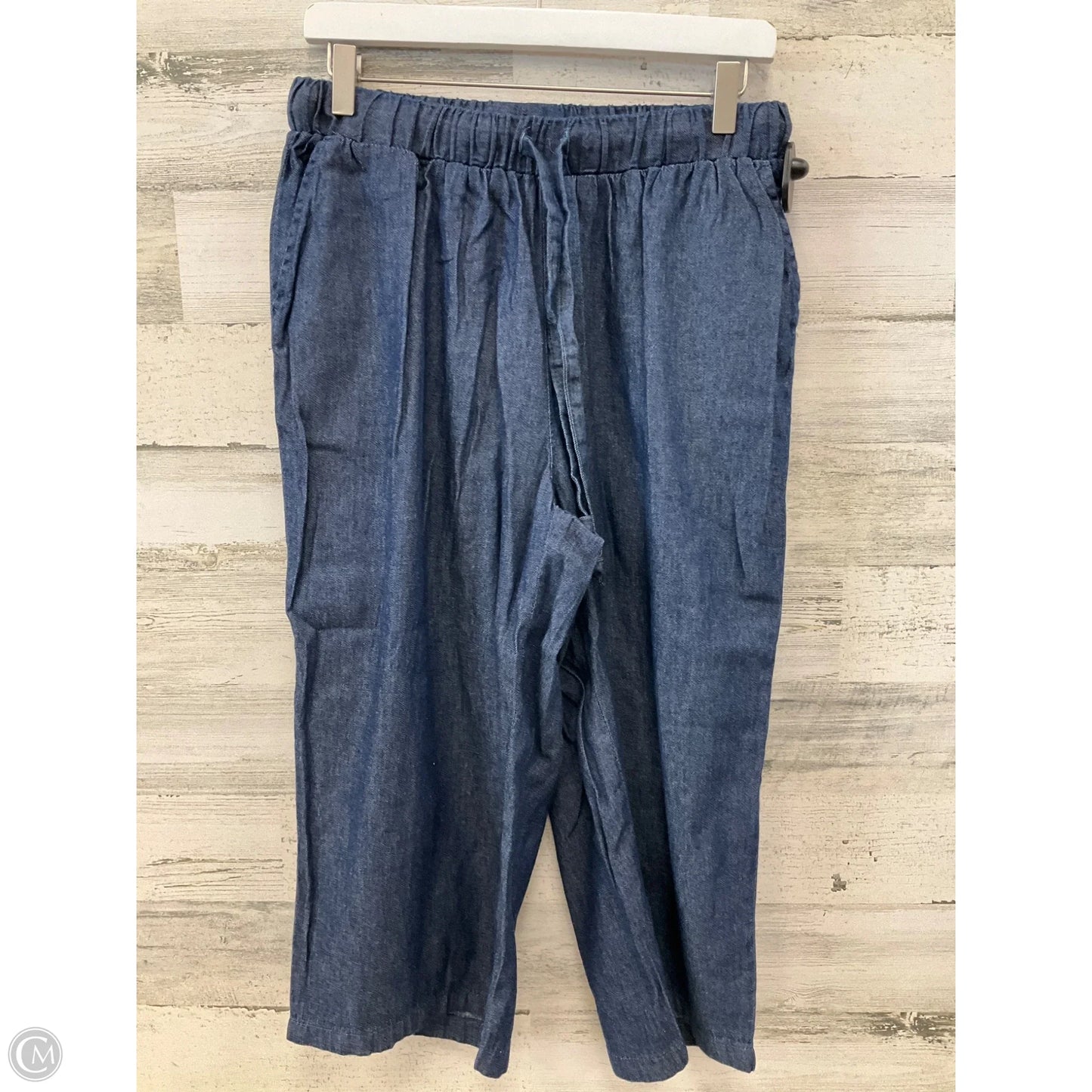 Capris By Woman Within In Blue Denim, Size: 18