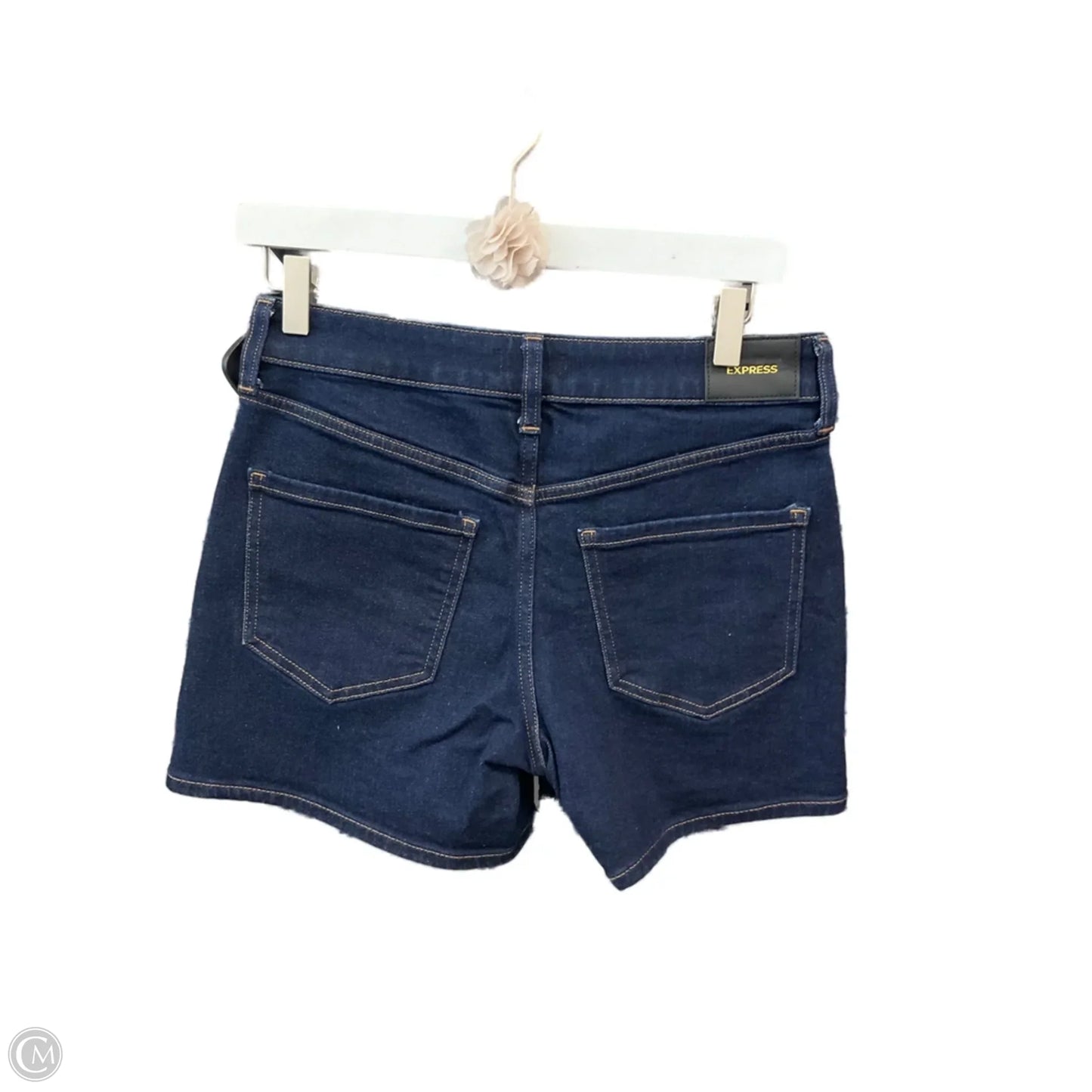 Shorts By Express In Blue Denim, Size: 0