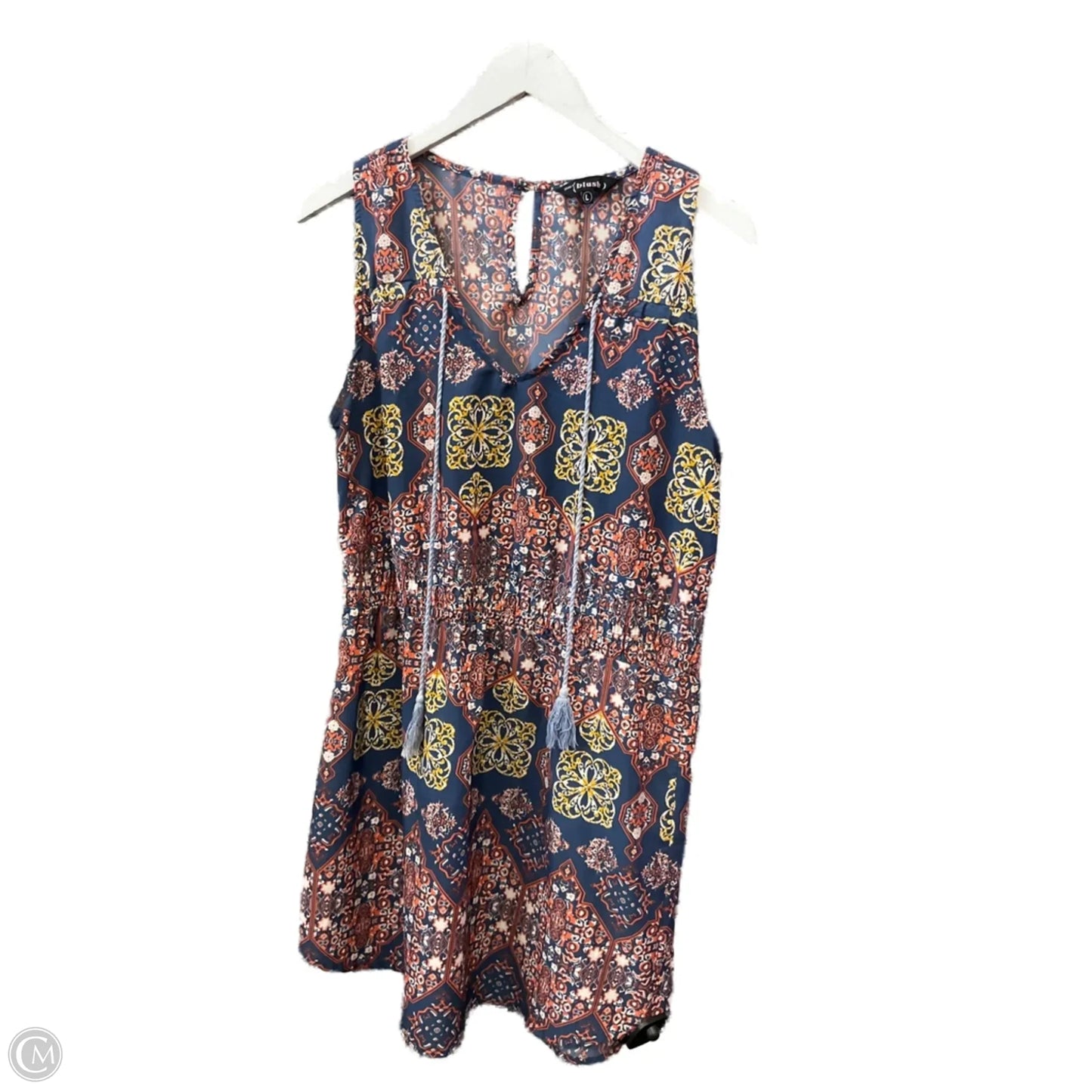 Dress Casual Short By Blush In Blue, Size: L