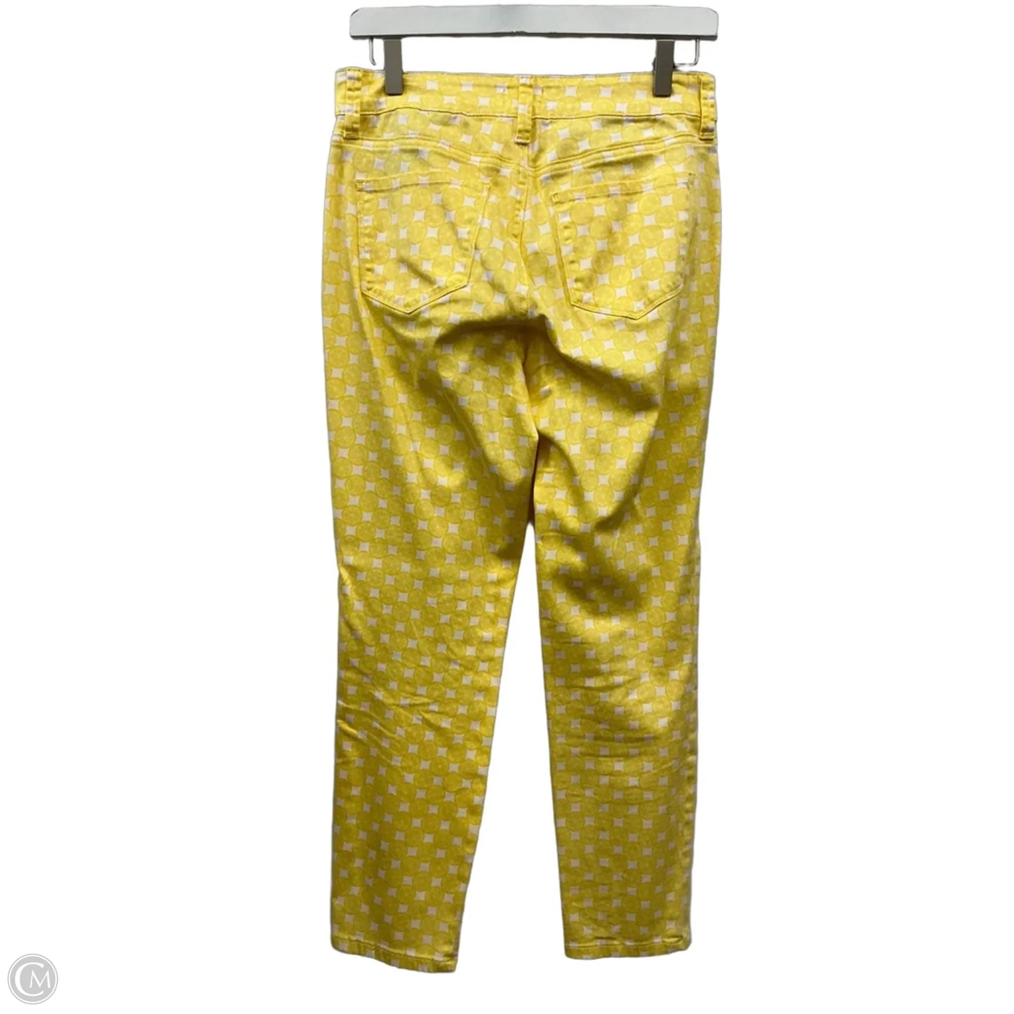 Jeans Skinny By Not Your Daughters Jeans In Yellow, Size: 4